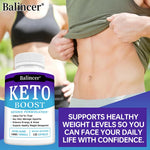 Weight Loss Organic Keto Detox Capsules Flat Belly Deep Cleansing Provides Energy Fat Burning Appetite Suppressant Supplements BareGlow