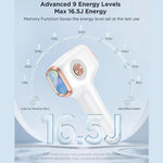 INNZA Hair Removal with Ice Cooling Care Function for Women Permanent,999,999 Flashes Painless IPL Hair Remover Device BareGlow