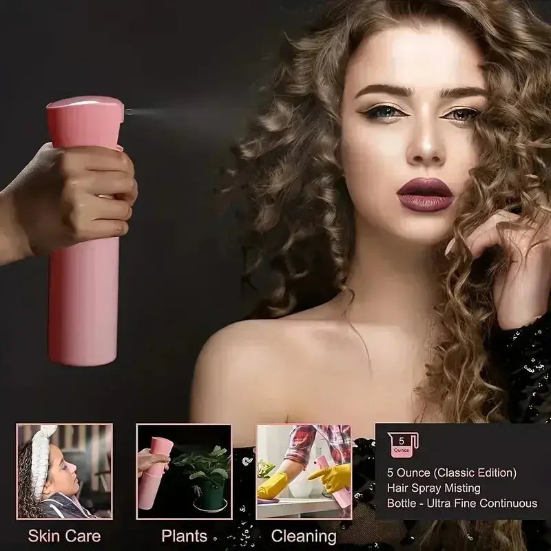 56PCS Hair Styling Set Spray Bottle Hair Brushes Elastic Hair Bands Rat Tail Comb Edge Brush for Women Girls Hair Styling Tools BareGlow