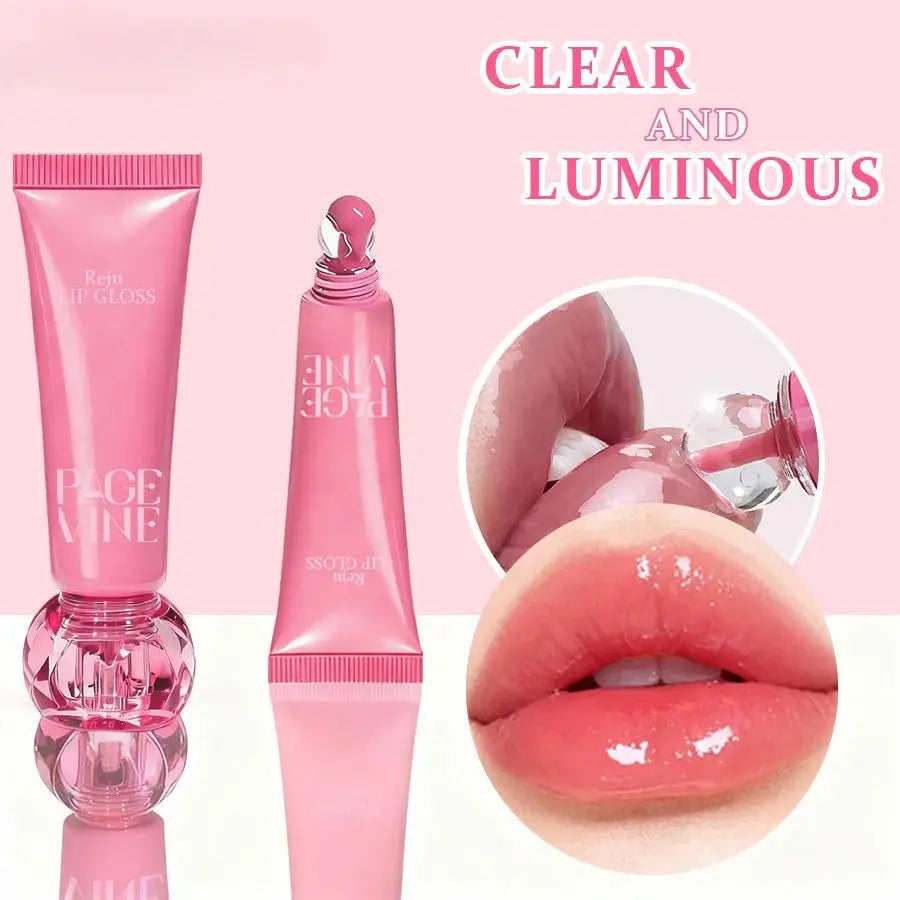 Clear Luminous Plumping Lip Oil, Moisturizing Lip Balm & Lip Mask for Daily Lip Care, Repair Dry & Chapped Lips BareGlow