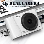 4K Digital Camera  24 Million Pixels Video Camcorder 16x Zoom Compact Cameras Auto Focus for Kids Adult Beginners Photograph BareGlow