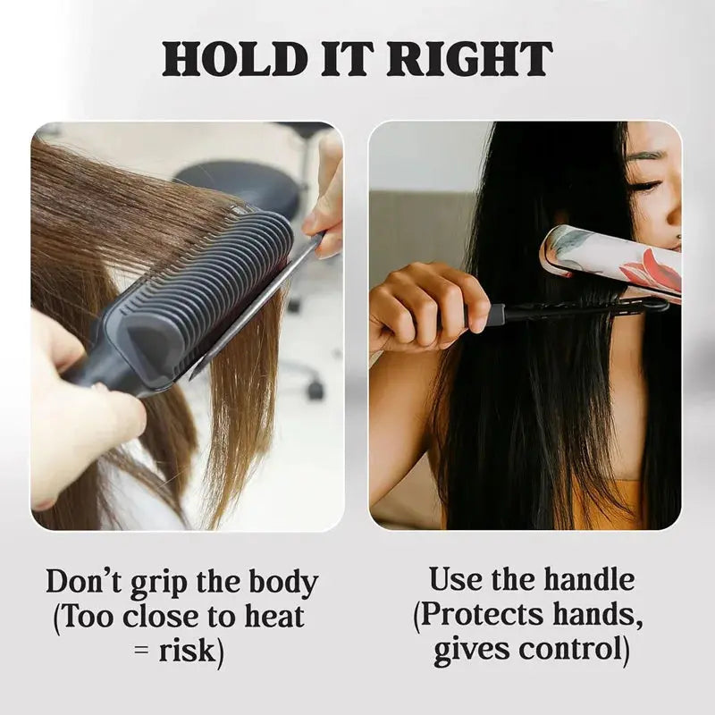4/5Pcs Set Hair Brush Set Hairdressing Spray Bottle Hair Folding V Type Hair Straightener Teasing Edge Control Hair Brush BareGlow