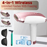 Permanent Laser Hair Removal Bikini Women's IPL Depilators Shaver Facial Hair Cutting Machine Men's Razo to Remove Hair Trimmer BareGlow