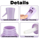 4/5Pcs Set Hair Brush Set Hairdressing Spray Bottle Hair Folding V Type Hair Straightener Teasing Edge Control Hair Brush BareGlow