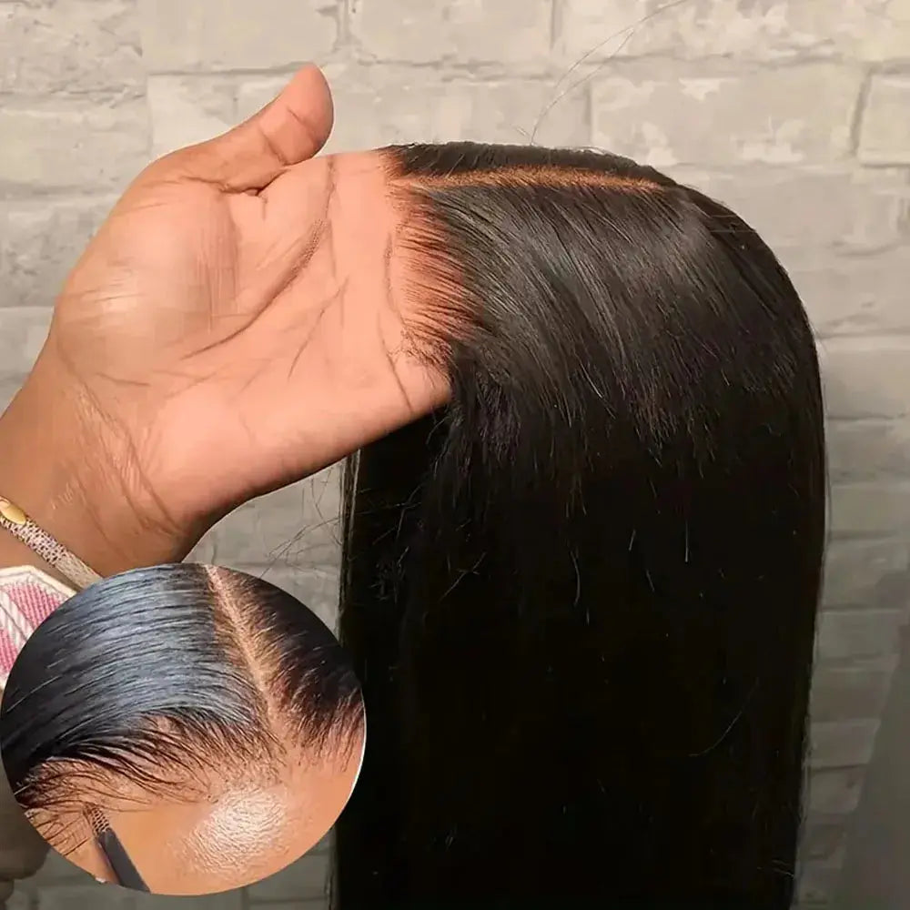 40 Inch Glueless HD Lace 13x4 Front Wig Human Hair 13x6 Ready To Wear Straight Wigs With Pre Plucked 5x5 Closure No Glue Needed BareGlow