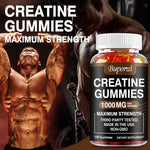 Creatine Monohydrate Gummies - Boost Energy, Build Muscle Mass, and Improve Athletic Performance BareGlow