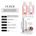 Biotin Rosemary Shampoo Care Set Shampoo Conditioner For All Hair Types Hair Shampoo Paraben Free Healthy Hair Care Gift BareGlow