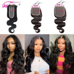 Brazilian Remy Wave Human Hair Bundles with Closure – 4x4, 5x5, 2x6 HD Lace BareGlow