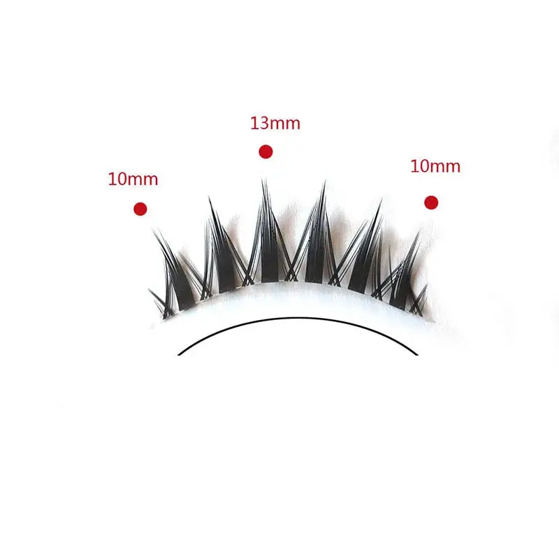 5 Pairs New Cosplay Air False Eyelashes Natural Transparent Thin Band Eyelashes Japanese Simulation Lashes Extension Makeup BareGlow