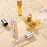 Lip Plumping Oil Moisturizes, Hydrates, and Adds Color as a Base for Lip Care. Glass Lip, Pouty Lips, Glossy Mirror-Like, Gentle, Colorless Lip Oil BareGlow