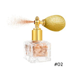 Highlighter Powder,Fairy powder High Gloss Glitter Shimmer Baked Powder Face Body Lasting Sparkling Highlighter Makeup Cosmetics BareGlow