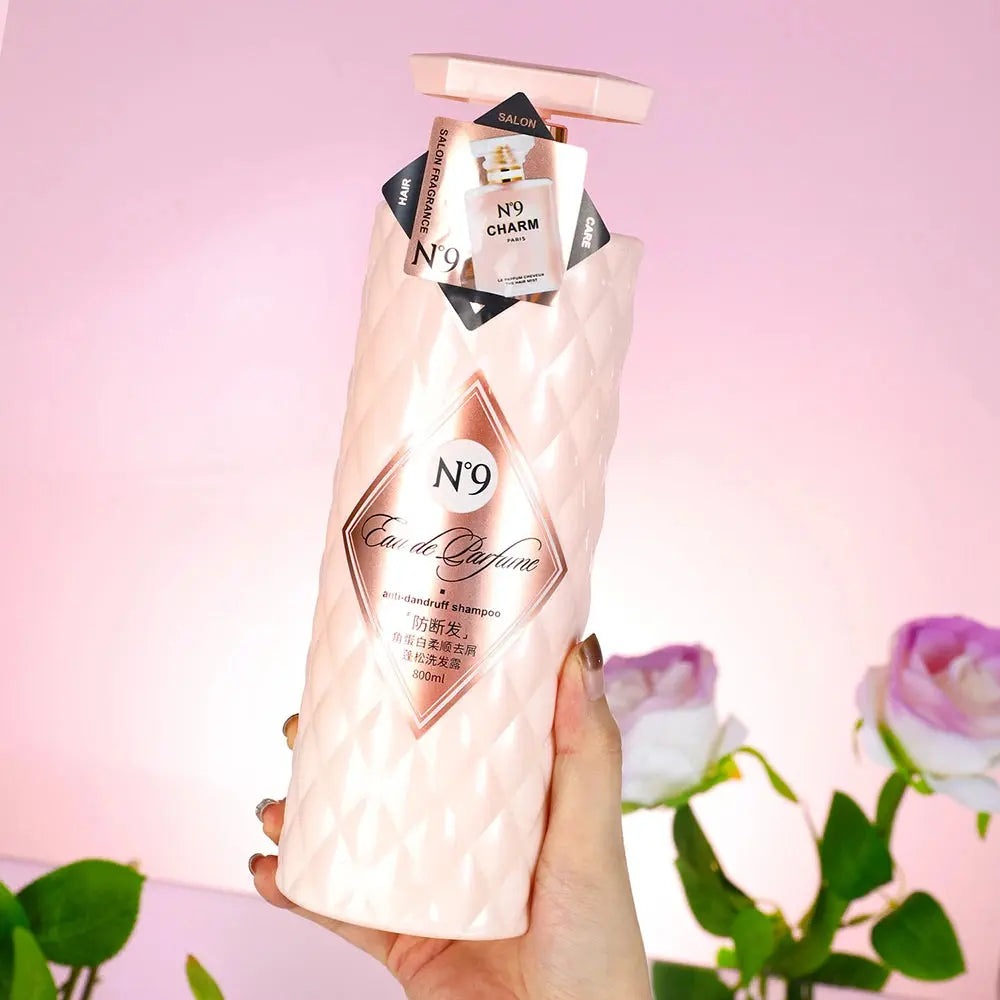 Anti Hair Breakage Keratin Softening Shampoo Fluffy Hair Conditioner Moisturizing Hair Mask Hair Care Set Perfume Shower Gel BareGlow