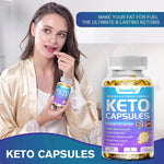 Keto Capsules - Fat Burning, Detoxification, Weight Loss, Metabolism Boost, Weight Management, Immune System Boost BareGlow