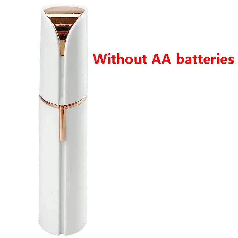 Electric Eyebrow Trimmer Mini Eye Brow Epilator Facial Lipstick Shape Hair Removal Portable Women Painless Razor Shaver Tool BareGlow