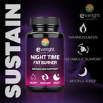 Night Fat Burner - Boost Metabolism, Improve Sleep & Curb Cravings for Effective Weight Loss (Men & Women) BareGlow