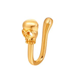 Fashion Gold Color Dragon Butterfly Fake Nose Ring for Women Africa Copper Helix U Shape Faux Aro Nariz Piercing BareGlow