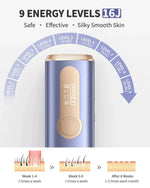 990000 Flash Laser Epilator IPL Hair Removal For Men and Women Body Bikini Facial  Permanant Painless IPL Hair Remover Machine BareGlow