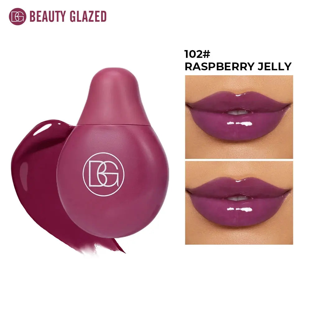 BEAUTY GLAZED 4Color Lipgloss Lip Oil Teens Moisturizing Lipstick Lip Balm High Shine And Lip Gloss Long-Lasting Dry Lip Care BareGlow