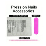 10pcs Y2k Duck Nails Pink Base Acrylic Press on Nails with 3D Cat Star Cross Pearl Rhinestone Decor Handmade French Tip Nail BareGlow