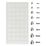 58pcs Non Piercing Lip Nails Sticker Selfadhesive Waterproof Reusable Fake Lip Nail Eyebrow Nose Ring Body Belly Button Jewelry BareGlow
