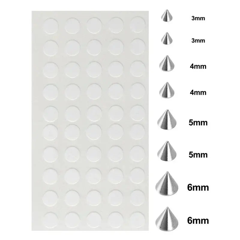 58pcs Non Piercing Lip Nails Sticker Selfadhesive Waterproof Reusable Fake Lip Nail Eyebrow Nose Ring Body Belly Button Jewelry BareGlow
