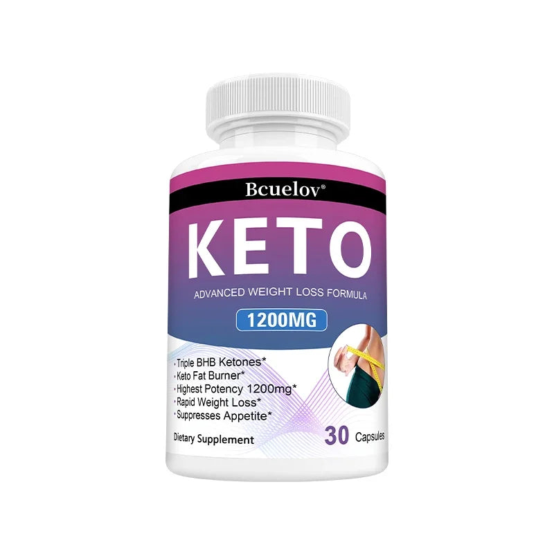 Keto Supplement, 120 Capsules, Supports Keto Diet, for Men and Women, Weight Management, Energy Support, Appetite Control BareGlow
