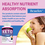 Keto Supplement, 120 Capsules, Supports Keto Diet, for Men and Women, Weight Management, Energy Support, Appetite Control BareGlow