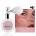 Diamond Highlighter Glitter Spray High Gloss Fairy Powder Shimmer Sparkle Powder Makeup for Face Body Highlight Face Body Makeup BareGlow