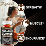 Creatine Monohydrate Gummies - Boost Energy, Build Muscle Mass, and Improve Athletic Performance BareGlow