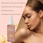 Herbal Self Tanning Essence Spray Sunless Tanning Enhance Skin Melanin Liquid Bronzer Natural Tanner For Body Face Nourishing BareGlow