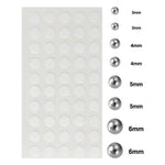 58pcs Non Piercing Lip Nails Sticker Selfadhesive Waterproof Reusable Fake Lip Nail Eyebrow Nose Ring Body Belly Button Jewelry BareGlow