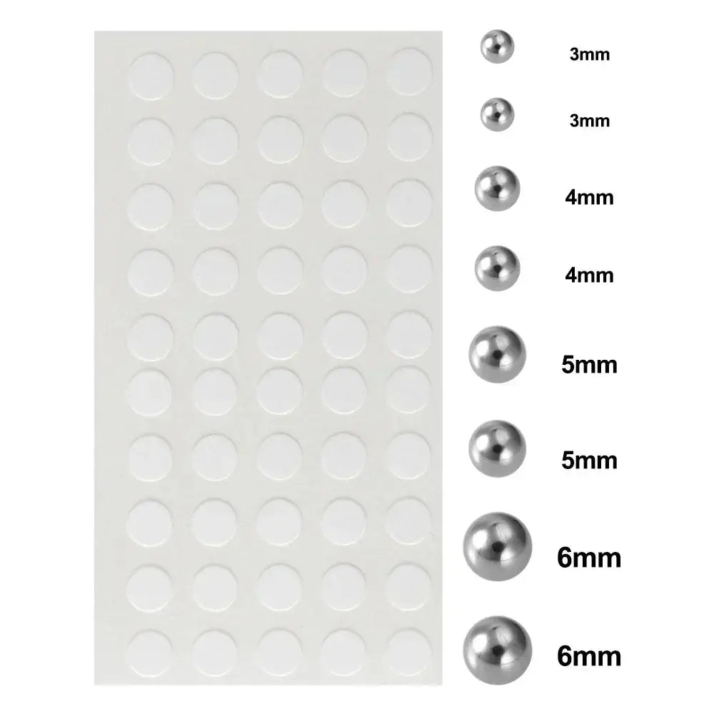 58pcs Non Piercing Lip Nails Sticker Selfadhesive Waterproof Reusable Fake Lip Nail Eyebrow Nose Ring Body Belly Button Jewelry BareGlow