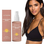 Herbal Self Tanning Essence Spray Sunless Tanning Enhance Skin Melanin Liquid Bronzer Natural Tanner For Body Face Nourishing BareGlow
