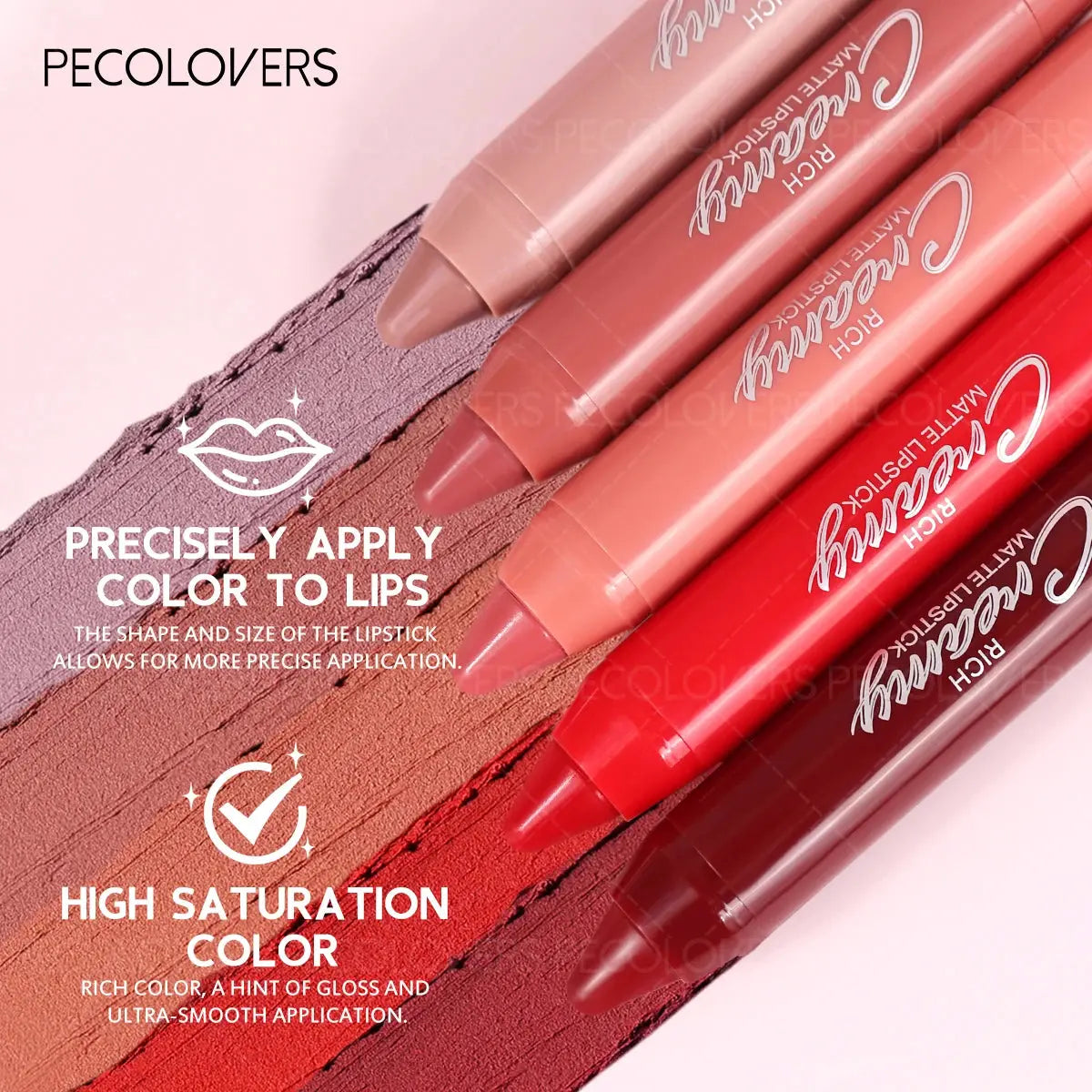 Lip Liner, Depicts Lip Contours, Full and Charming Lips, Multiple Colors To Choose From, Does Not Dry Out, Lip Cosmetics BareGlow