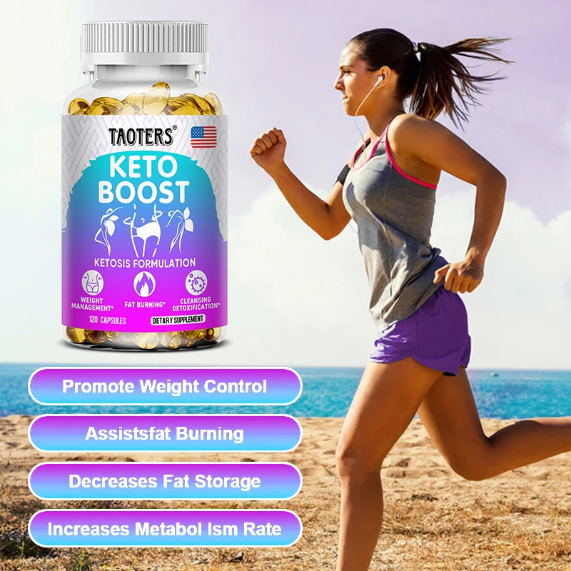 Keto Weight Loss Capsules, Thermogenic Fat Burners for Men and Women, Ketone Supplement Ketogenic Diet BareGlow