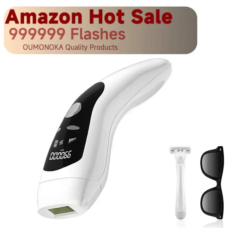 Permanent Laser Hair Removal Bikini Women's IPL Depilators Shaver Facial Hair Cutting Machine Men's Razo to Remove Hair Trimmer BareGlow
