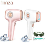 INNZA Hair Removal with Ice Cooling Care Function for Women Permanent,999,999 Flashes Painless IPL Hair Remover Device BareGlow