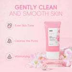 Sakura Face Deep Cleaning Exfoliating Gel Skin Care Whitening Moisturizer Repair Facial Scrub Skin Care 60g BareGlow
