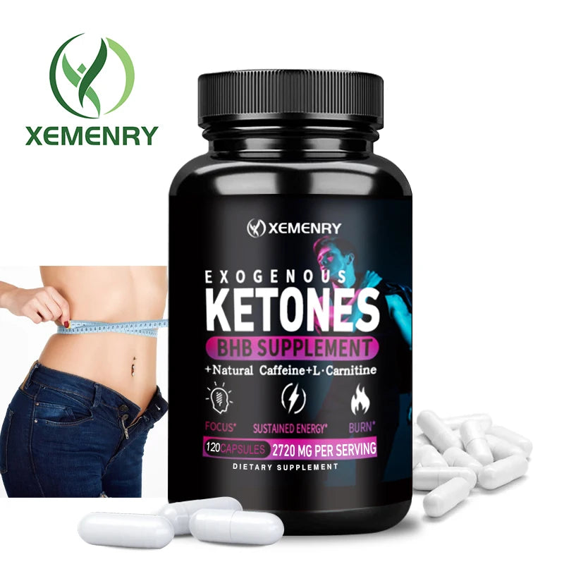 Keto BHB Exogenous Ketone - Fat Burning, Slimming, Appetite Suppressant, Weight Management Supplement, Boosts Metabolism BareGlow
