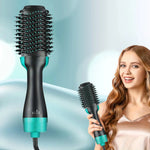 BLUTOOL 4-in-1 One-Step Negative Ion Hair Dryer and  Hot Air Brush, Reduces Frizz and Static, Quick-Dry Volumizing BareGlow