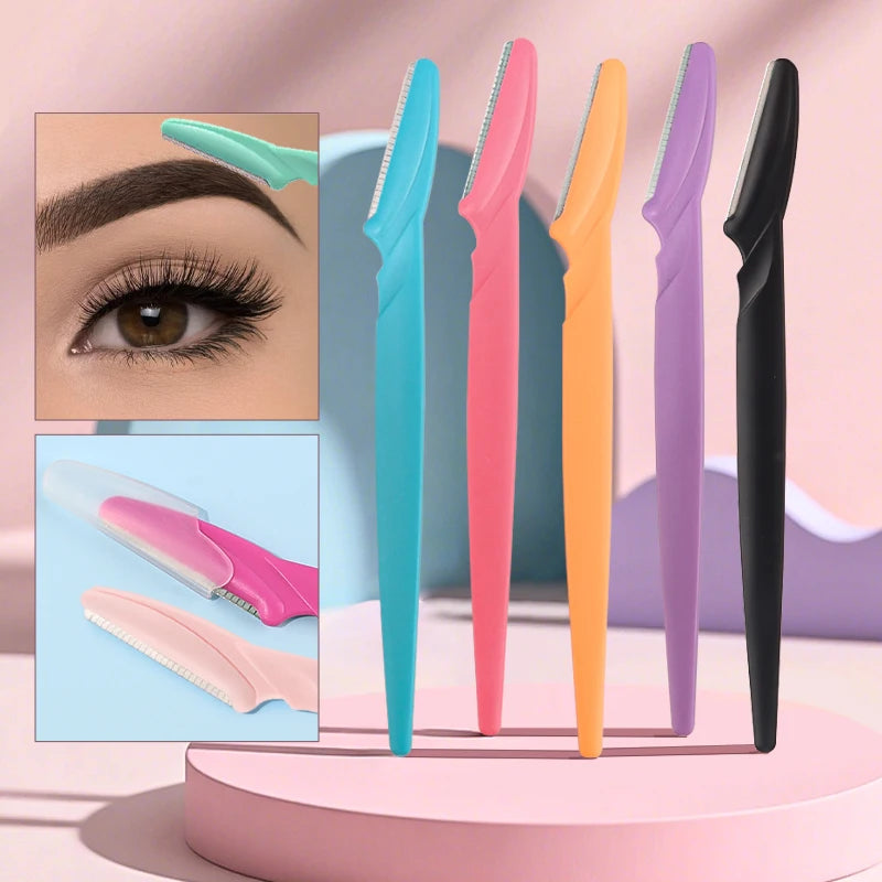 1pc Eyebrow Trimmer Blade Shaver Portable Face Razor Eye Brow Epilation Hair Removal Cutters Safety Razor Woman Makeup Tools