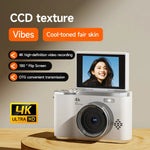 Digital Camera,Autofocus 4K Vlogging Camera for Photography 48MP Portable Compact Point and Shoot Digital Camera for Teens Adult BareGlow