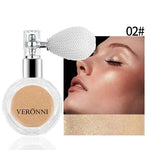 Diamond Highlighter Glitter Spray High Gloss Fairy Powder Shimmer Sparkle Powder Makeup for Face Body Highlight Face Body Makeup BareGlow