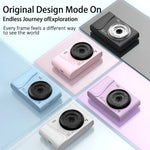 4K Digital Camera  24 Million Pixels Video Camcorder 16x Zoom Compact Cameras Auto Focus for Kids Adult Beginners Photograph BareGlow