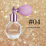 5 Color Body Highlight Powder Spray Brightening Sparkling Glitter Clothes Face Hair Makeup Highlighter Spray BareGlow