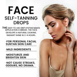 EELHOE Self Tanning Drops Sunless Skin Tanning Oil Liquid Dark Self Tanner Water Serum for Face Body Fake Indoor Tan Lotion 30ml BareGlow