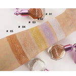 5 Color Body Highlight Powder Spray Brightening Sparkling Glitter Clothes Face Hair Makeup Highlighter Spray BareGlow