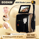 5000W Face 808nm Diode Laser Hair Removal Machine Alexandrit Permanent Painless Physical Underarm Body Care Depilation Equipment BareGlow