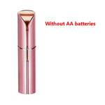 Electric Eyebrow Trimmer Mini Eye Brow Epilator Facial Lipstick Shape Hair Removal Portable Women Painless Razor Shaver Tool BareGlow