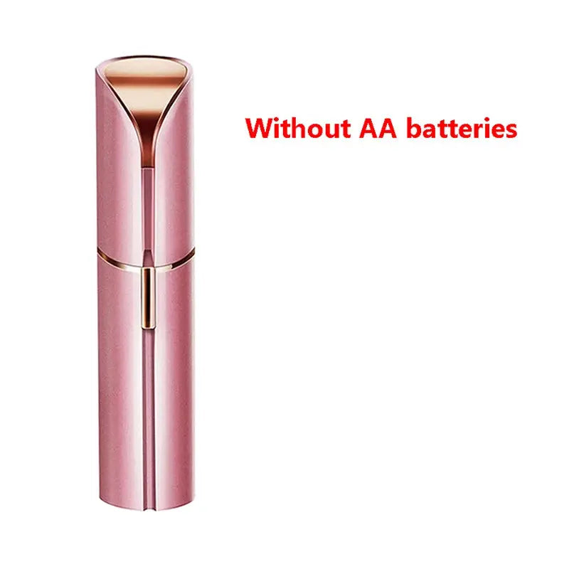 Electric Eyebrow Trimmer Mini Eye Brow Epilator Facial Lipstick Shape Hair Removal Portable Women Painless Razor Shaver Tool BareGlow